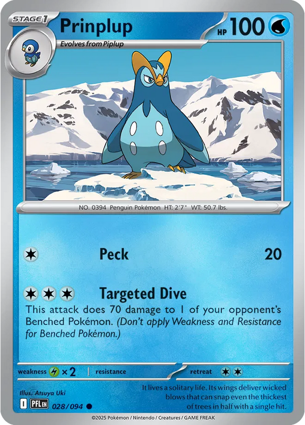 Prinplup — Reverse Holofoil