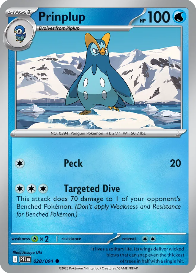 Prinplup — Reverse Holofoil
