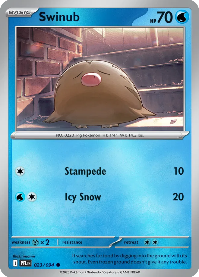 Swinub — Reverse Holofoil