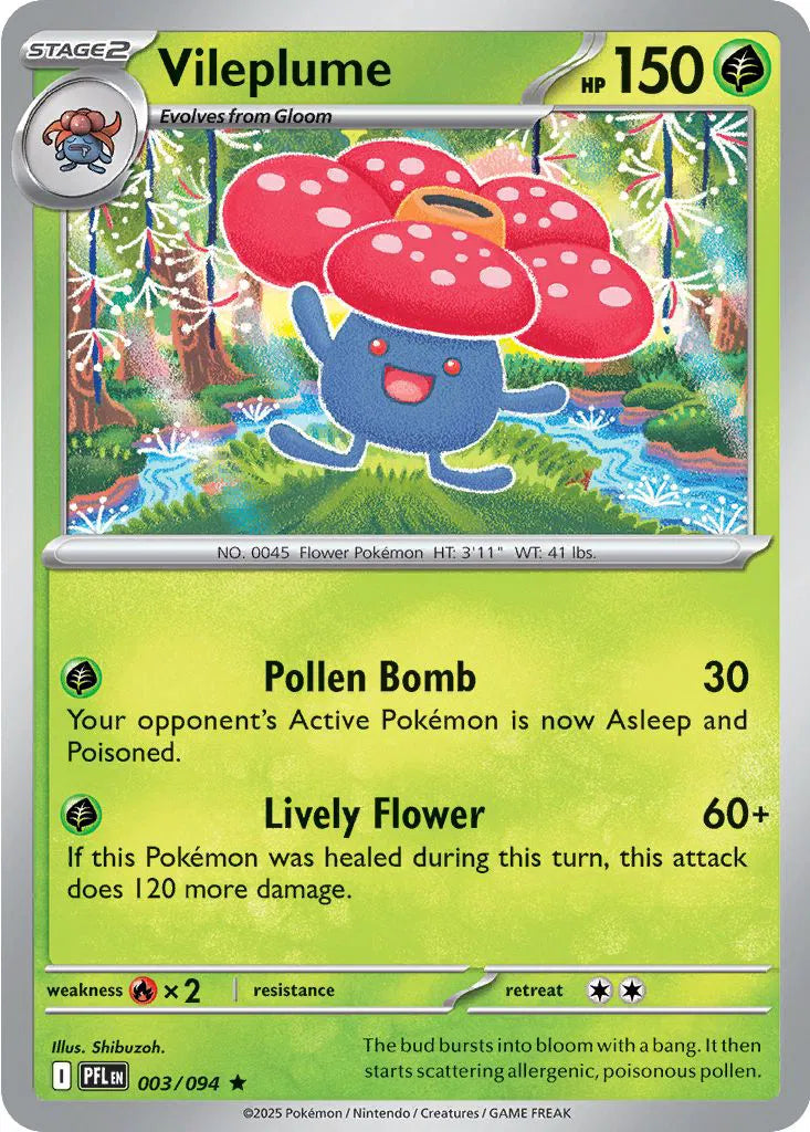 Vileplume — Holofoil