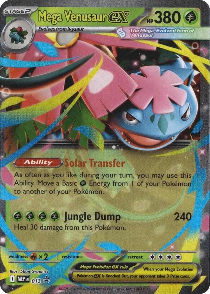 Mega Venusaur ex - 013 — Holofoil