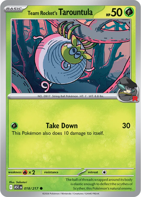 Team Rocket's Tarountula — Normal