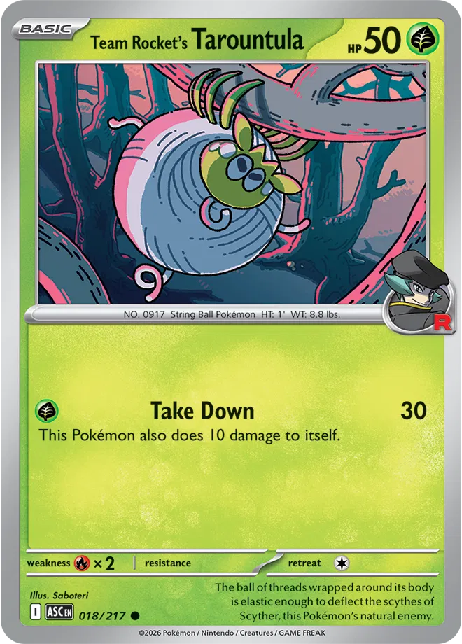 Team Rocket's Tarountula — Normal