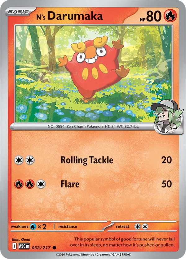 N's Darumaka — Normal