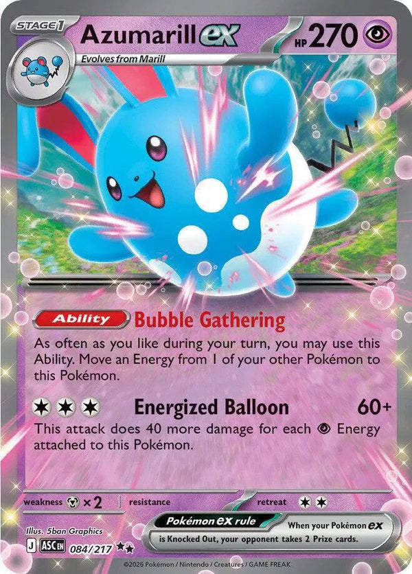 Azumarill ex — Holofoil