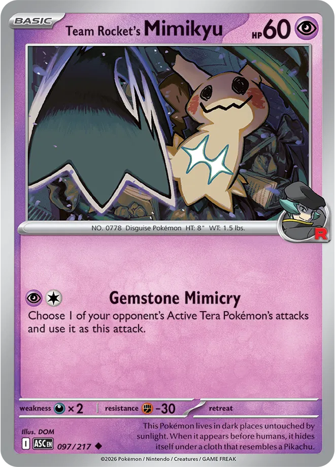 Team Rocket's Mimikyu — Normal