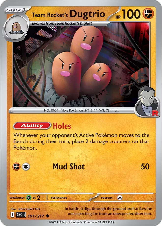 Team Rocket's Dugtrio — Normal
