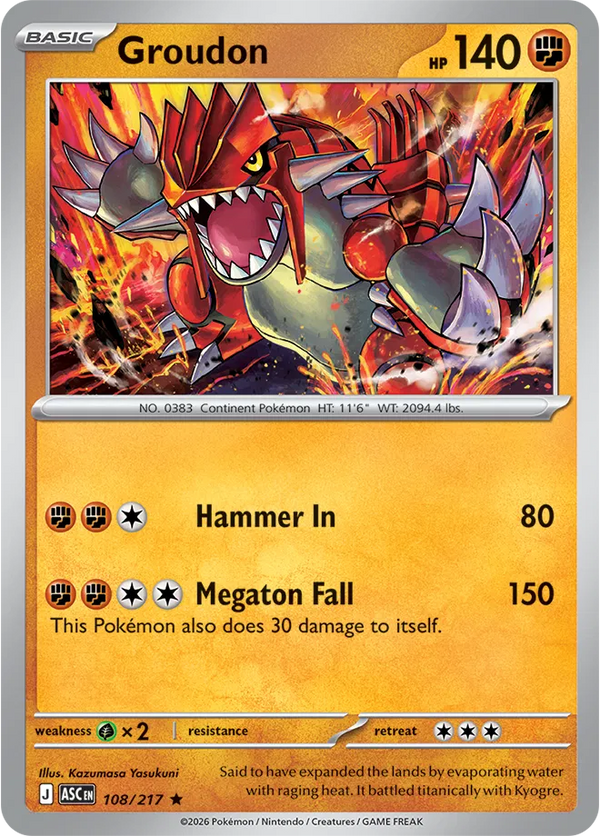 Groudon — Holofoil