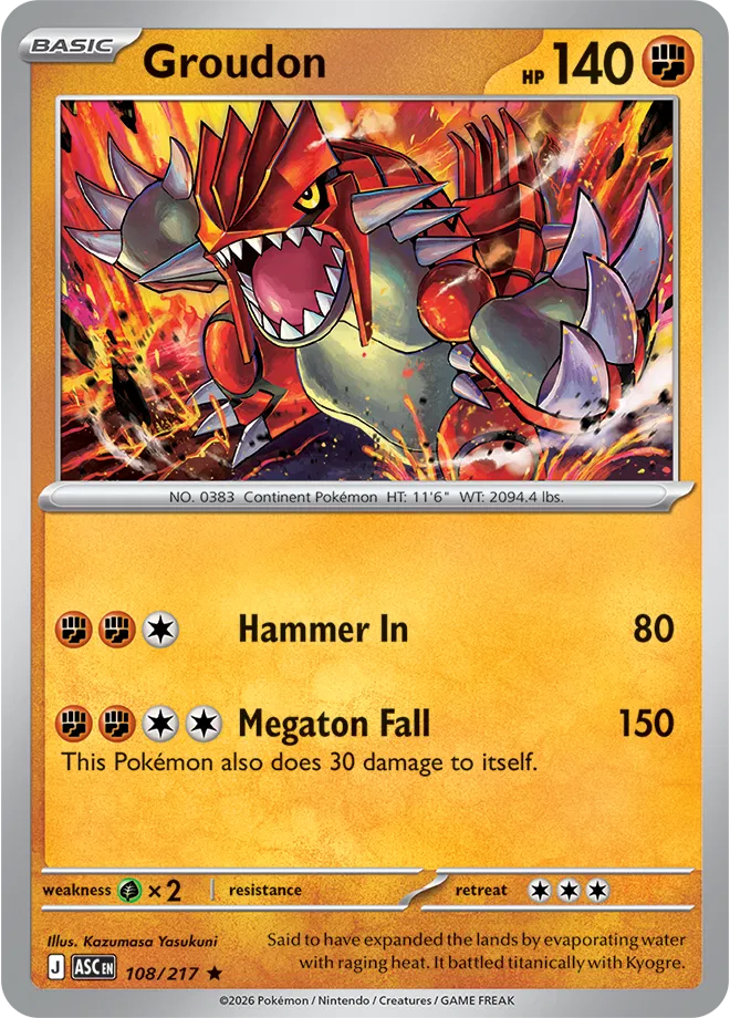 Groudon — Holofoil