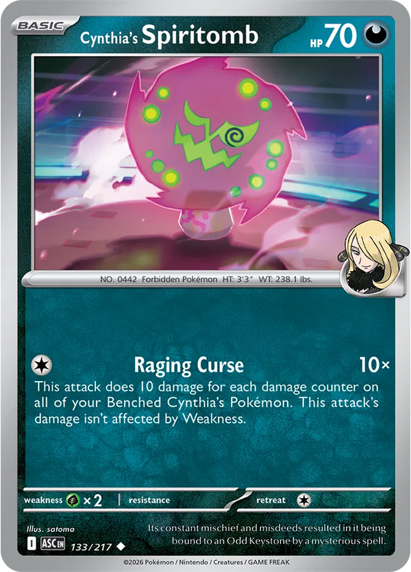 Cynthia's Spiritomb — Normal