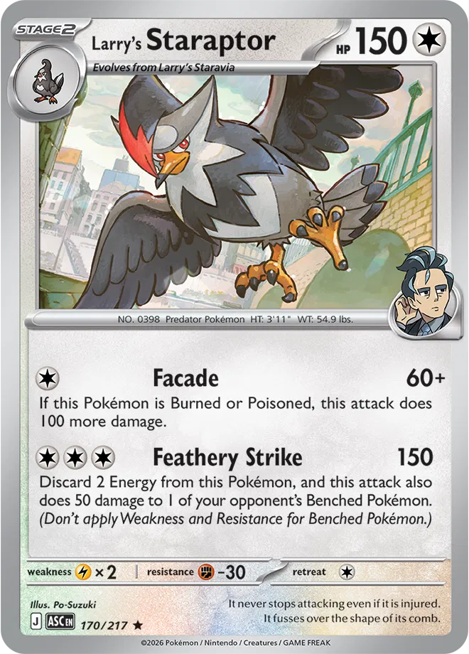Larry's Staraptor — Holofoil