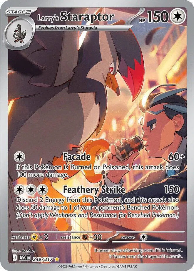 Larry's Staraptor — Holofoil