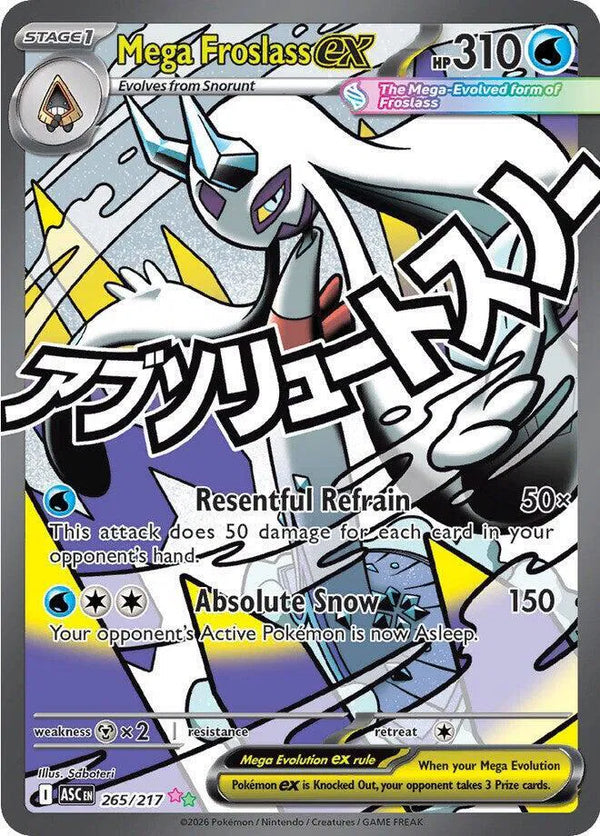 Mega Froslass ex — Holofoil