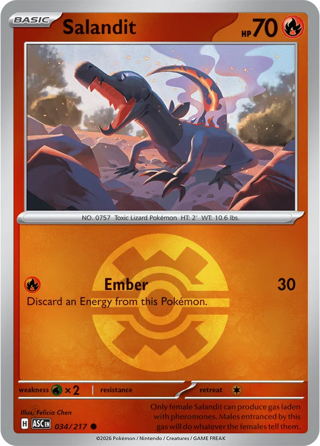 Salandit (Quick Ball) — Reverse Holofoil
