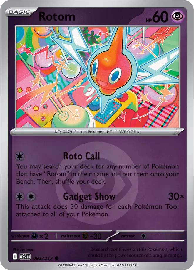 Rotom (Energy Symbol Pattern) — Reverse Holofoil