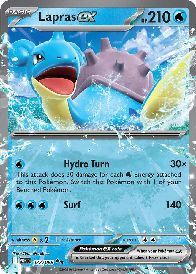 Lapras ex — Holofoil