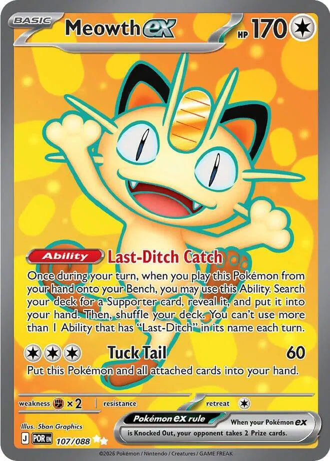 Meowth ex — Holofoil