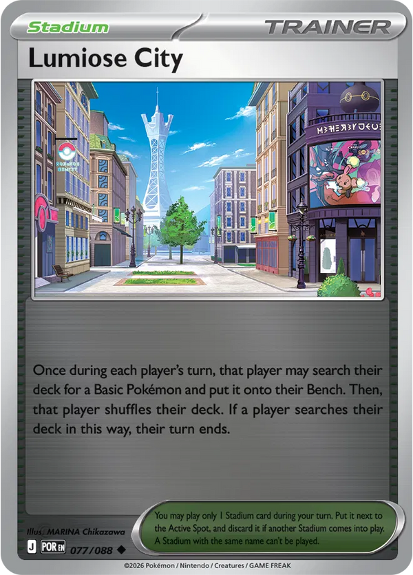 Lumiose City — Reverse Holofoil