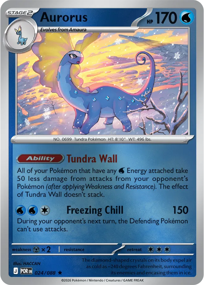 Aurorus — Reverse Holofoil