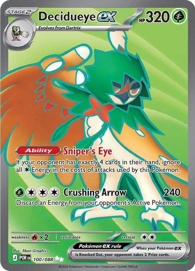 Decidueye ex — Holofoil