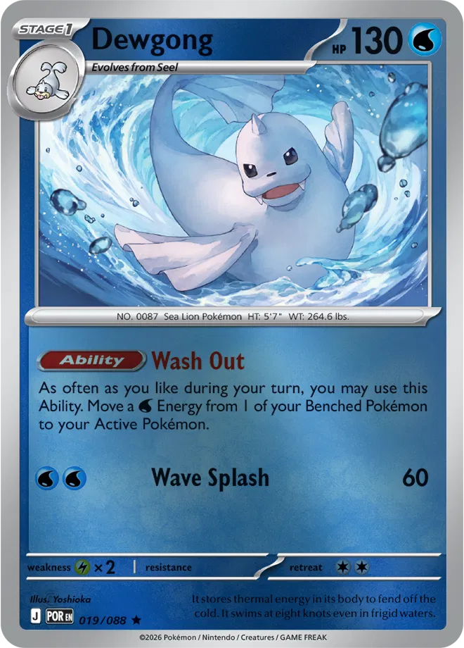 Dewgong — Reverse Holofoil
