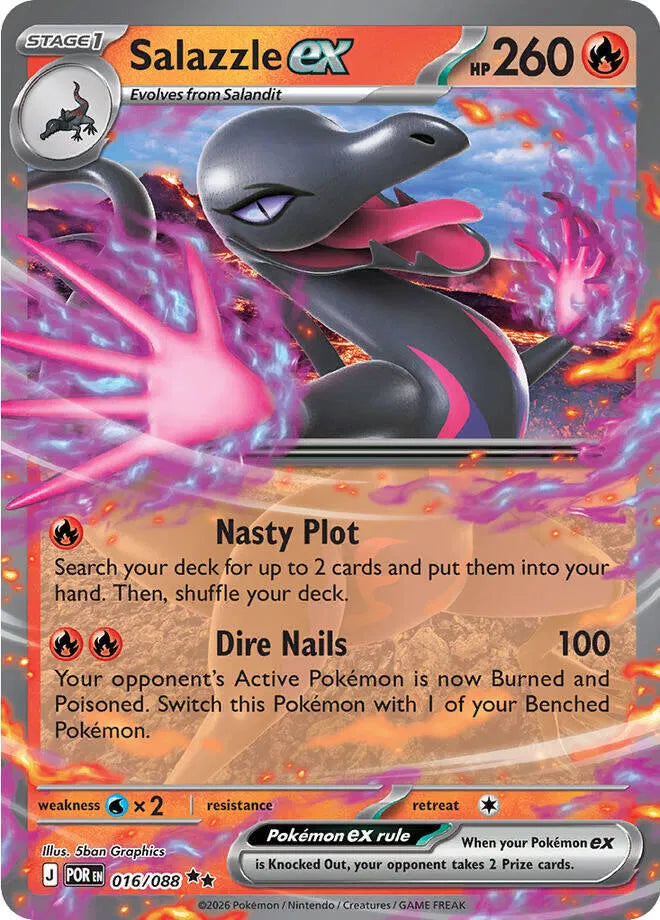 Salazzle ex — Holofoil