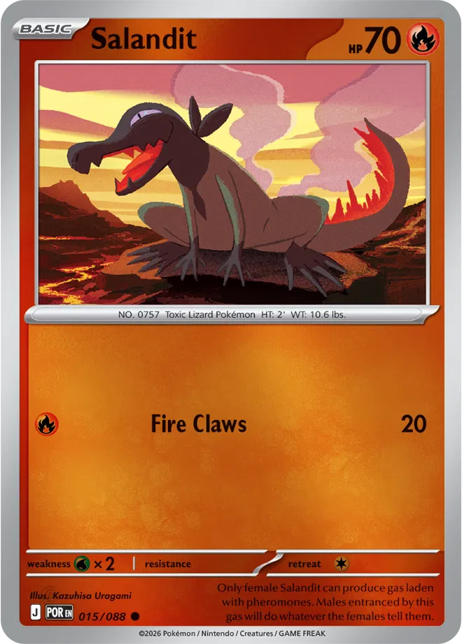 Salandit — Reverse Holofoil