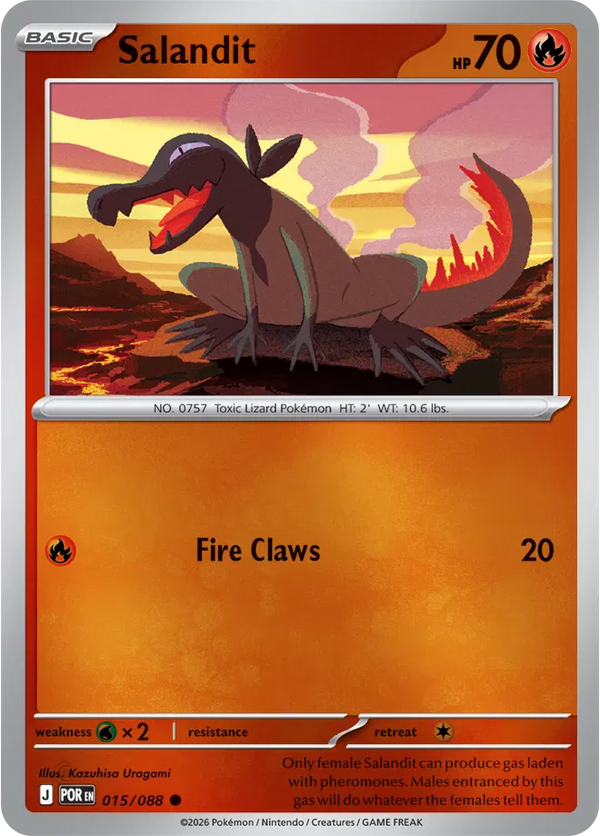 Salandit — Reverse Holofoil