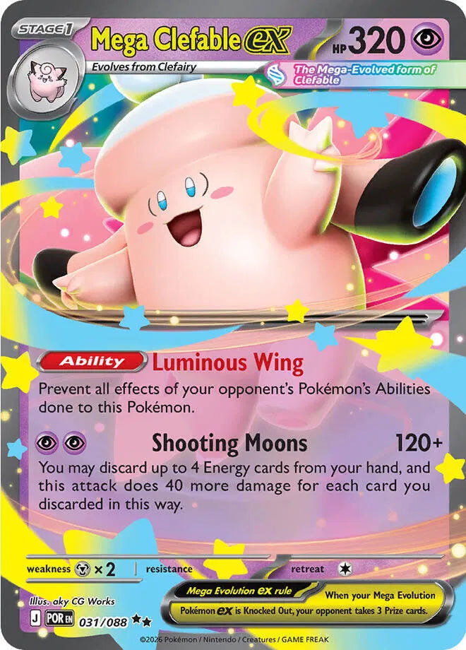 Mega Clefable ex — Holofoil