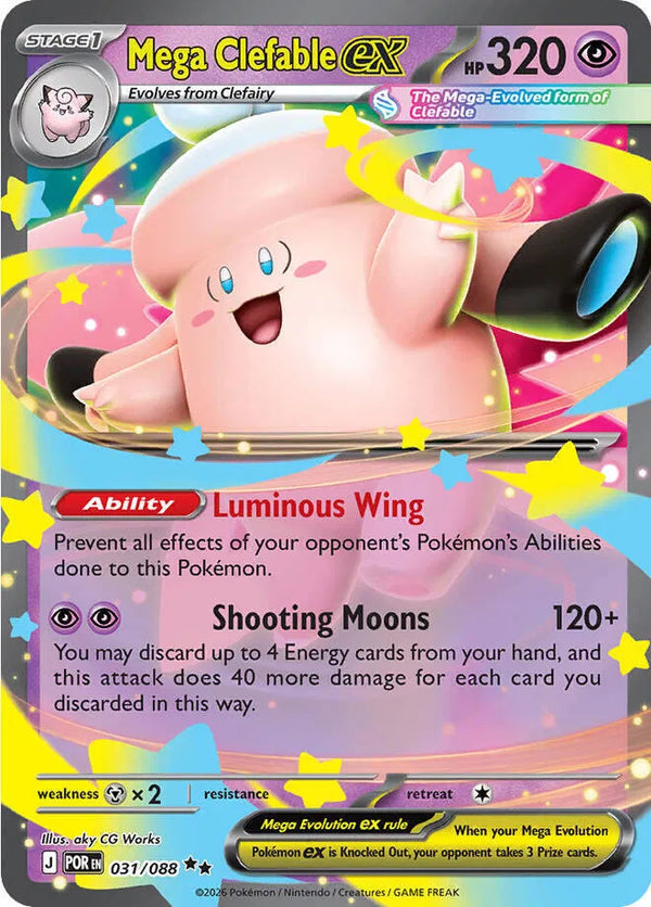 Mega Clefable ex — Holofoil
