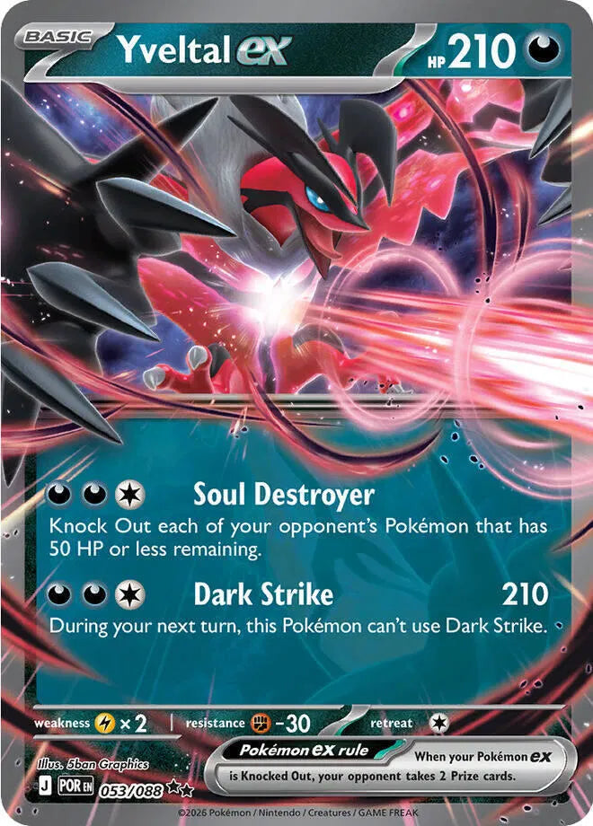 Yveltal ex — Holofoil