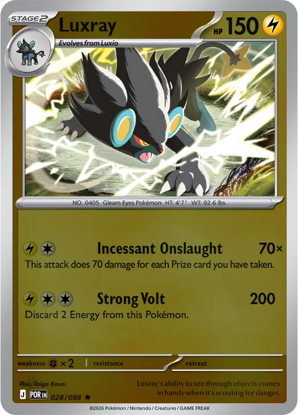 Luxray — Reverse Holofoil