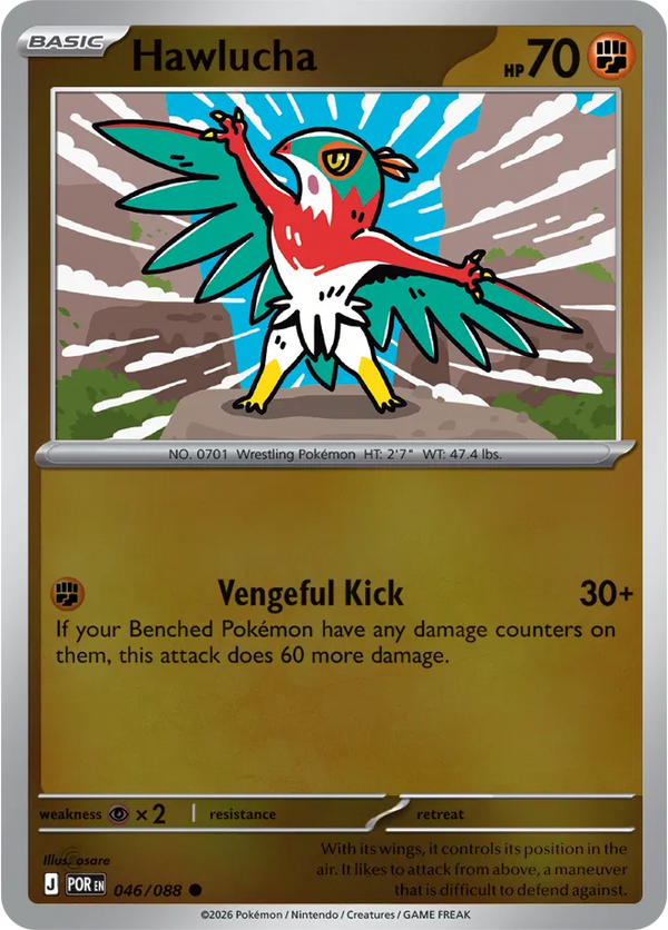 Hawlucha — Reverse Holofoil