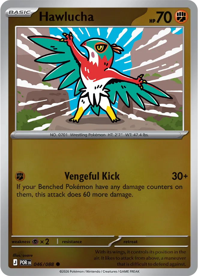Hawlucha — Reverse Holofoil