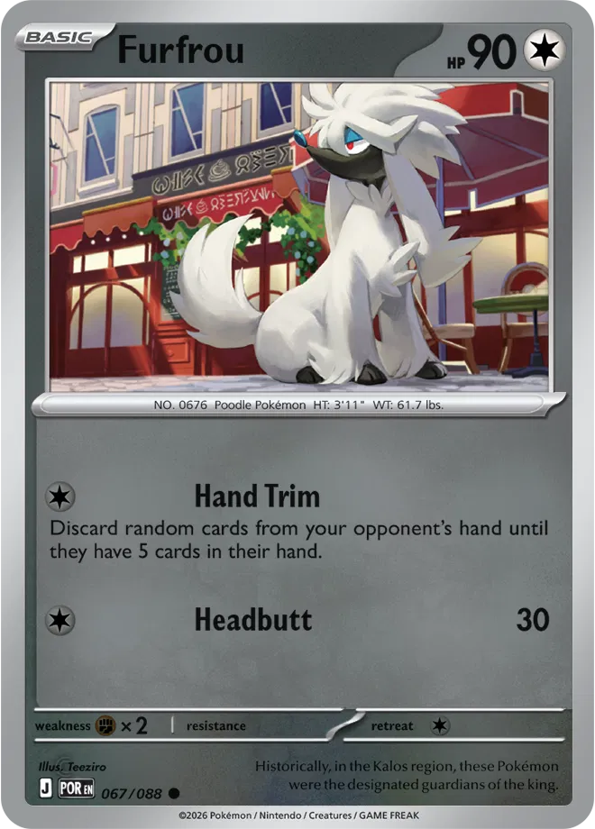Furfrou — Reverse Holofoil