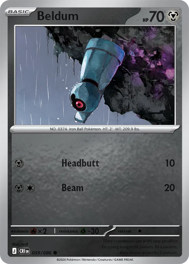 Beldum — Reverse Holofoil