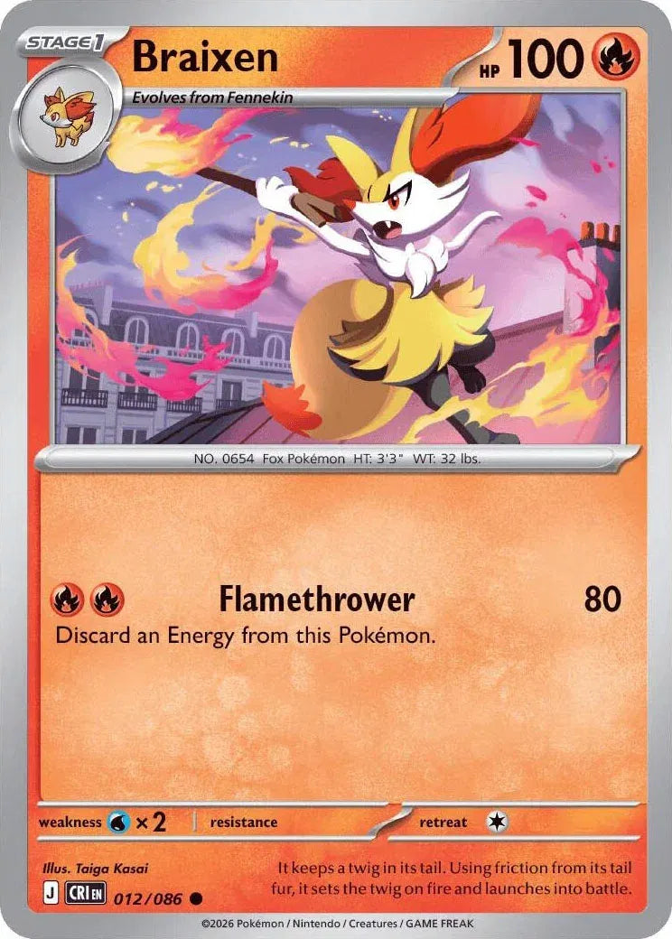 Braixen — Normal
