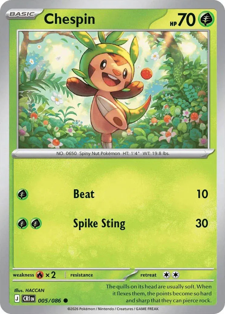 Chespin — Normal