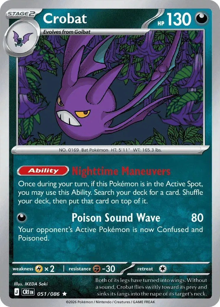 Crobat — Holofoil