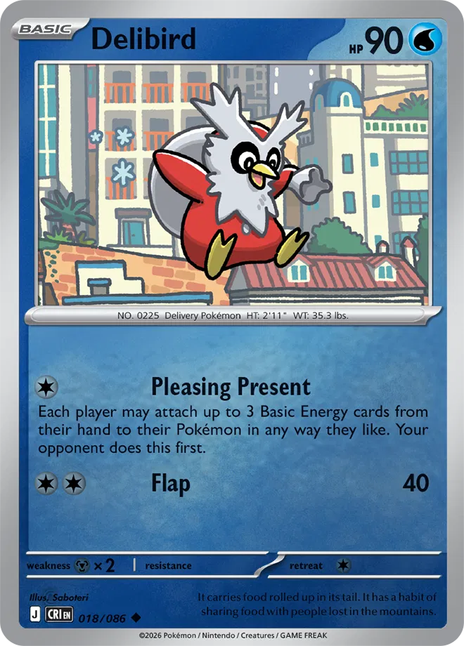 Delibird — Reverse Holofoil