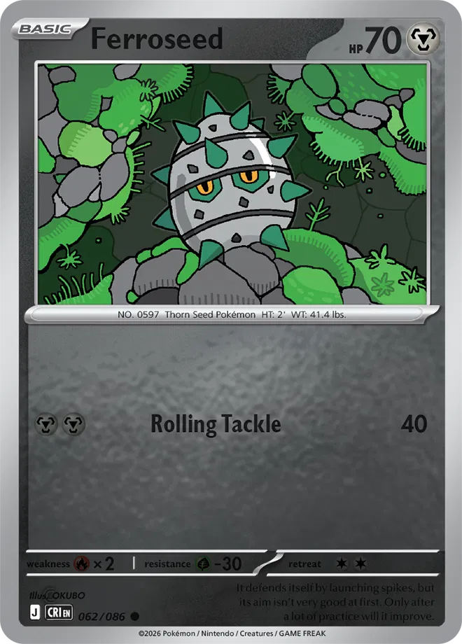 Ferroseed — Reverse Holofoil
