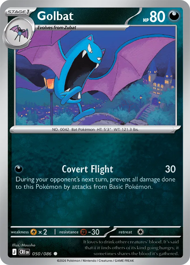Golbat — Reverse Holofoil