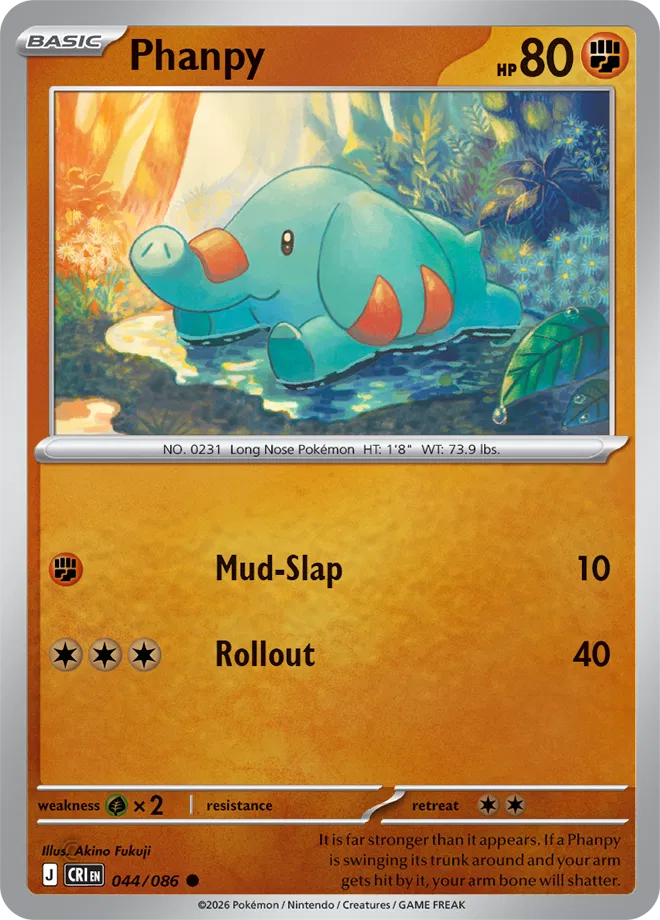 Phanpy — Reverse Holofoil