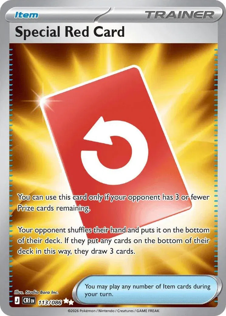 Special Red Card — Holofoil