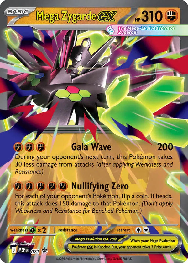 Mega Zygarde ex — Holofoil