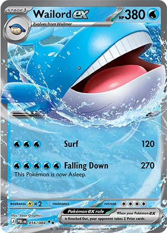 Wailord ex — Holofoil