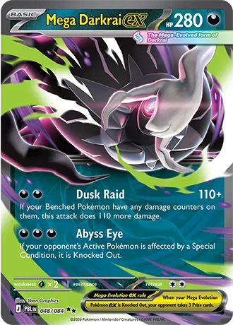 Mega Darkrai ex — Holofoil