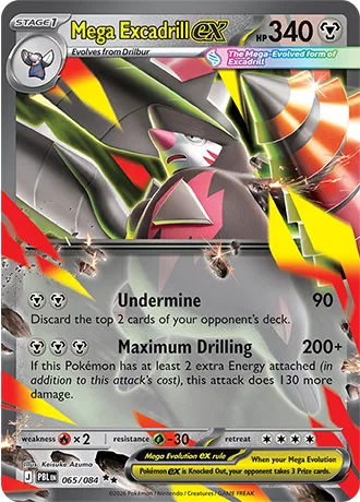 Mega Excadrill ex — Holofoil