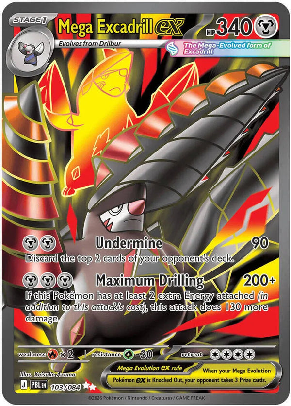 Mega Excadrill ex — Holofoil